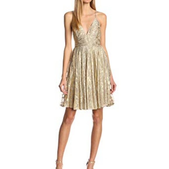Sam Edelman Gold Dress NWT - Picture 2 of 3